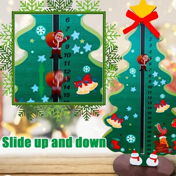 UKMPFGJ Christmas Tree Magnetic Advent Calendar - Picture 3 of 11